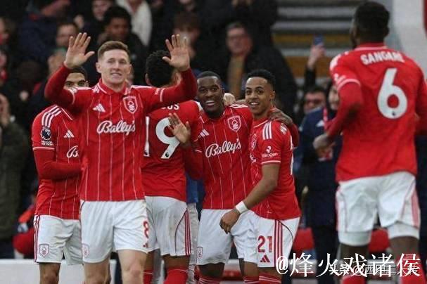 奥多伊贡献两球一助，荣膺森林对阵热刺英超官方全场最佳