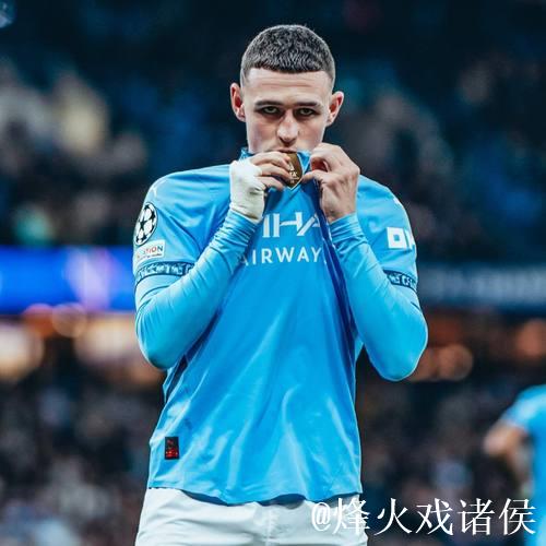 福登第12次英超远射破门,追平曼城队史并列第四 福登第12次英超远射破门,追平曼城队史并列第四